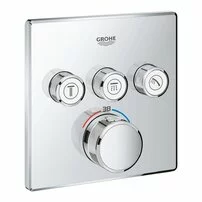 Baterie dus Grohe Grohtherm SmartControl crom lucios fara corp ingropat [2]
