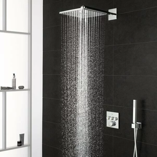 Baterie dus Grohe Grohtherm SmartControl termostatica patrata cu 3 iesiri [4]
