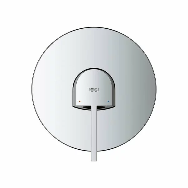 Baterii sanitare - Unitate comanda Grohe 24059003, 1 bar, 158 mm, 10 mm, 1 iesiri, 1 functii palarie dus, 1/2 dimensiune racord, Crom