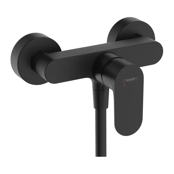 Baterii cada si dus - Baterie dus Hansgrohe Rebris S monocomanda negru mat