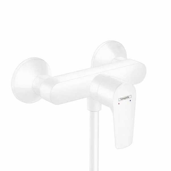 Baterii sanitare - Baterie dus Hansgrohe Talis E monocomanda alb mat