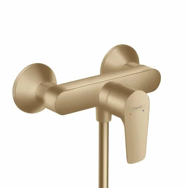 Baterii sanitare - Baterie dus Hansgrohe Talis E monocomanda bronz periat