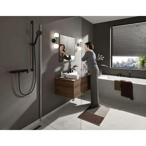 Baterie dus Hansgrohe Vivenis negru mat monocomanda [3]