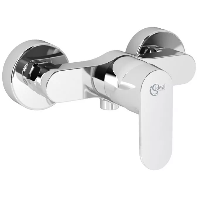 Baterii sanitare - Baterie dus Ideal Standard Vito B0411, 1/2'', aparenta, monocomanda, cartus ceramic, limitator, crom