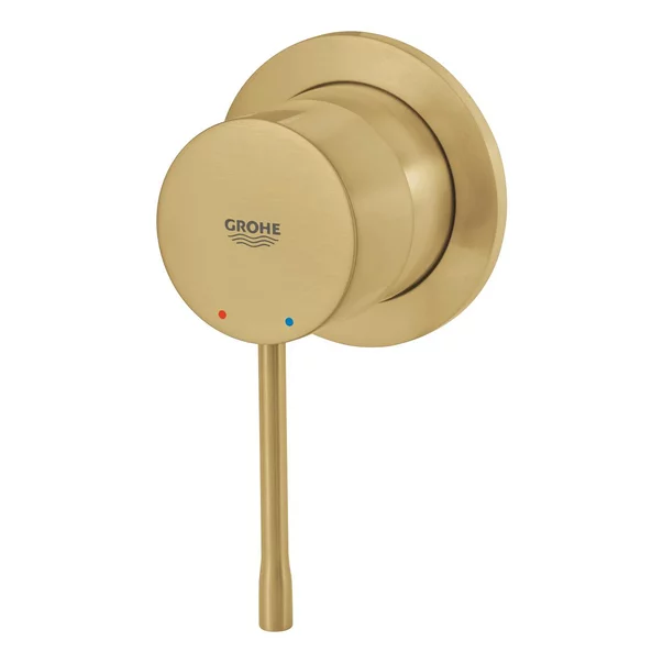 Baterii sanitare - Baterie dus incastrata Grohe Essence auriu periat Cool Sunrise cu corp ingropat