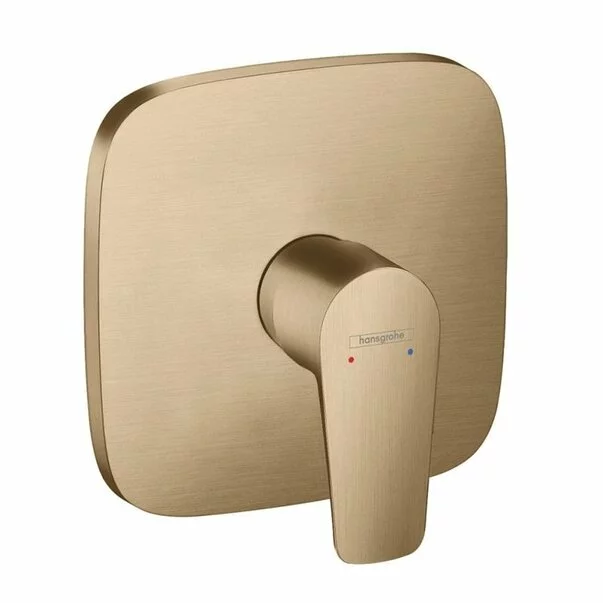 Baterii sanitare - Baterie dus incastrata Hansgrohe Talis E monocomanda bronz periat