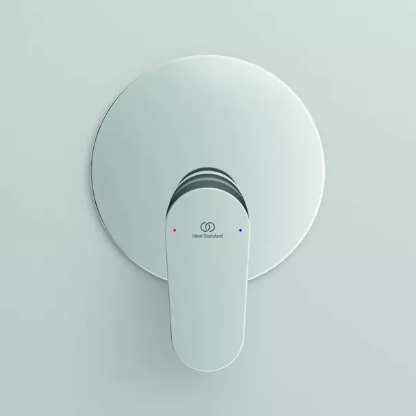 Baterie dus incastrata Ideal Standard Cerafine O crom lucios fara corp ingropat [2]