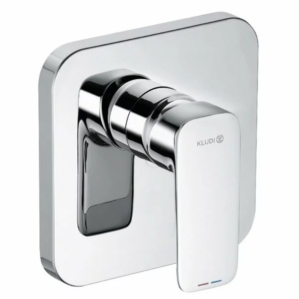 Baterii cada si dus - Baterie dus incastrata Kludi Pure&Style crom lucios fara corp ingropat