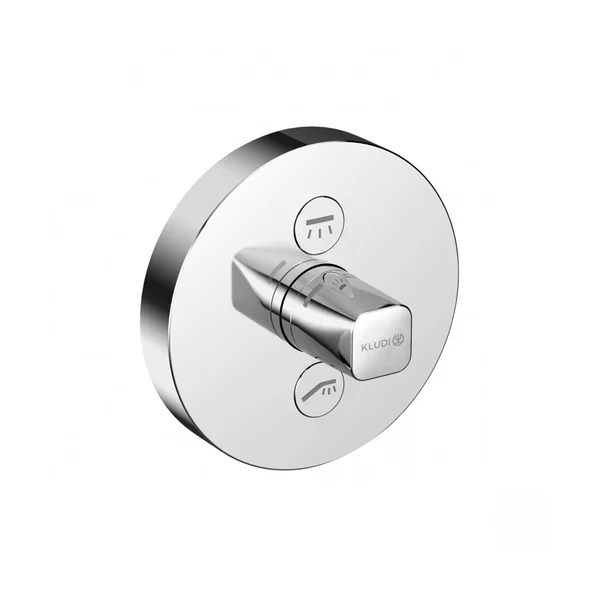 Baterii cada si dus - Baterie dus incastrata Kludi Push monocomanda crom 2 consumatori