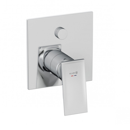 Baterii cada si dus - Baterie duș Kludi, Decus, parte vizibilă, crom