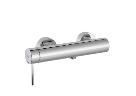 Baterii cada si dus - Baterie dus Roca A5A213FC00, 0.6 bar, 102 mm, 280 mm, 2 orificii instalare, 1/2 dimensiune racord furtun, Crom