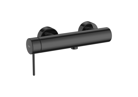 Baterii cada si dus - Baterie dus Roca A5A213FCN0, 0.6 bar, 102 mm, 280 mm, 2 orificii instalare, 1/2 dimensiune racord furtun, Negru
