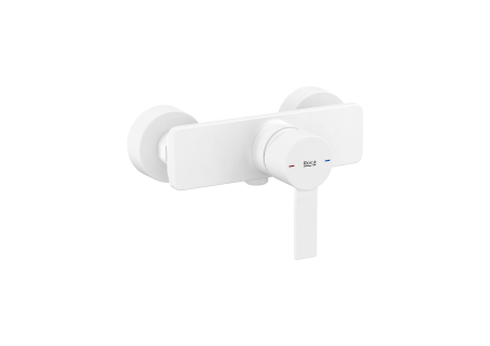 Baie - Baterie dus Roca A5A215FB00, Targa, tip incastrare aparent, tip comanda monocomanda, numar orificii instalare 2, alb