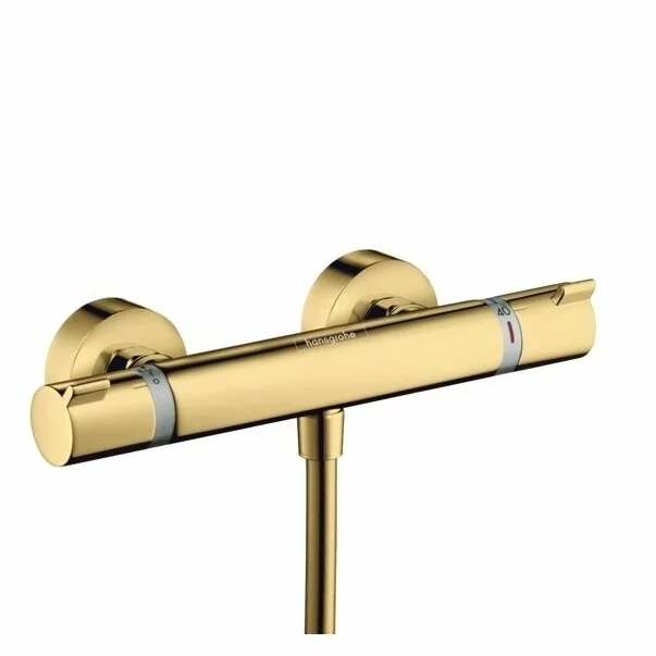 Baterii cada si dus - Baterie dus termostatata Hansgrohe Ecostat Comfort auriu lucios