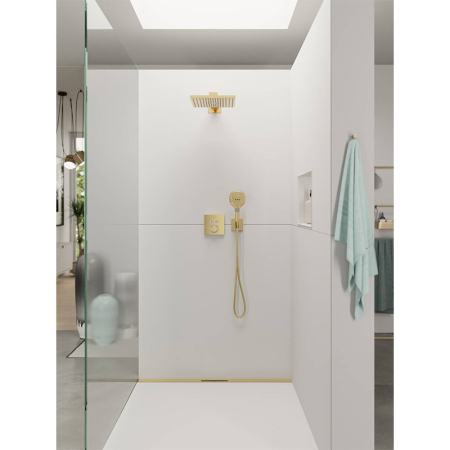 Baterie dus termostatata Hansgrohe ShowerSelect, 2 functii, blocare 40 grade, auriu lucios [3]