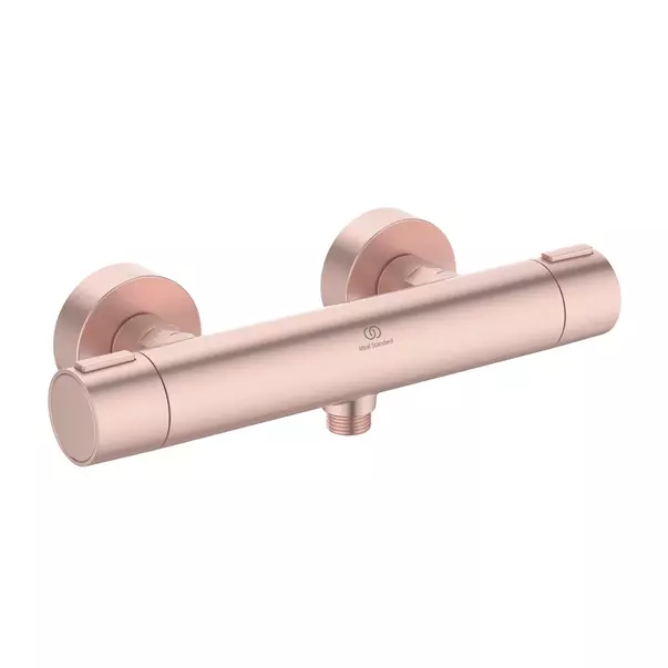 Baterii cada si dus - Baterie dus termostatata Ideal Standard Alu+ rose mat din aluminiu