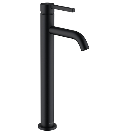 Baterii sanitare - Baterie înaltă de lavoar, Kludi, Nova Fonte, negru mat