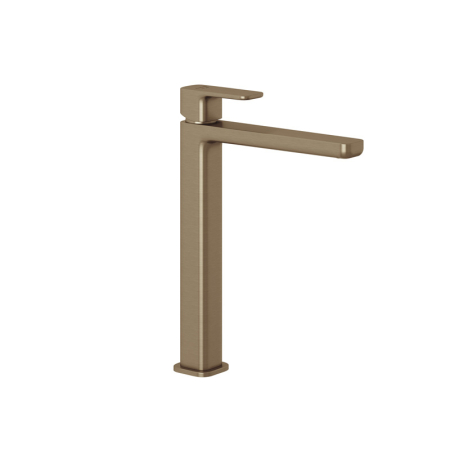 Baterii sanitare - Baterie înaltă pentru lavoar Kludi, Renon 240, fără ventil, brushed bronz