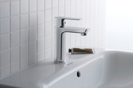 Baterie lavoar Duravit A11040002010, 35 mm, 5.5 l/min, 0.8 bar, 295 mm, 180 mm, 350 mm, 1 orificii instalare, Crom [4]
