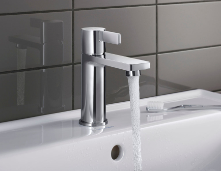 Baterie lavoar Duravit DE1010001010, 35 mm, 5 l/min, 0.8 bar, 161 mm, 139 mm, 434 mm, 1 orificii instalare, Crom [11]