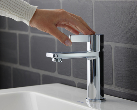 Baterie lavoar Duravit DE1010001010, 35 mm, 5 l/min, 0.8 bar, 161 mm, 139 mm, 434 mm, 1 orificii instalare, Crom [7]