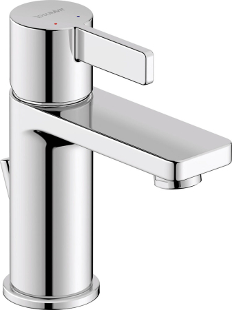 Baie - Baterie lavoar Duravit DE1010001010, 35 mm, 5 l/min, 0.8 bar, 161 mm, 139 mm, 434 mm, 1 orificii instalare, Crom