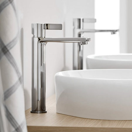 Baterie lavoar Duravit DE1030002010, 35 mm, 5 l/min, 0.8 bar, 270 mm, 184 mm, 415 mm, 1 orificii instalare, Crom [19]
