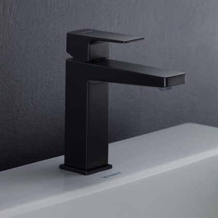 Baterie lavoar Duravit MH1010002046, 35 mm, 5.5 l/min, 0.8 bar, 138 mm, 95 mm, 385 mm, 1 orificii instalare, Negru [3]
