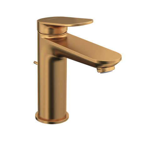 Baie - Baterie lavoar Duravit WA1020001004, Wave, tip comanda monocomanda, marime m, tip instalare pe lavoar, bronz