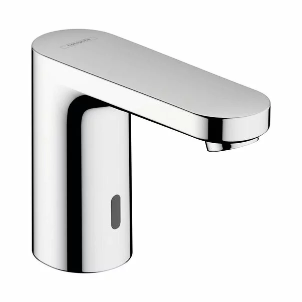 Baterii chiuveta baie - Baterie lavoar electronica Hansgrohe Vernis Blend alimentare cu baterie crom lucios