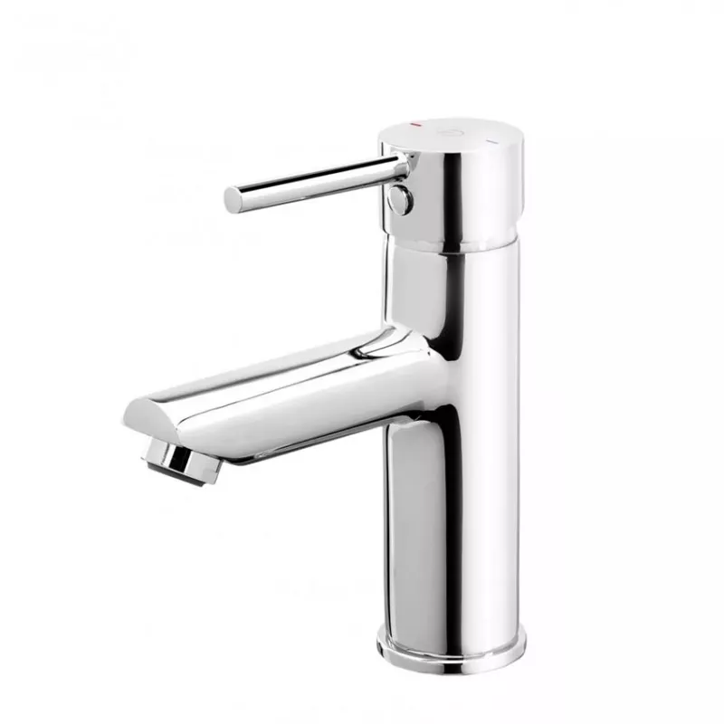 Baterii sanitare - Baterie lavoar FDesign Flusso FD1-FLS-2-11, 3/8'', marimea M , monocomanda, ventil push to open, crom