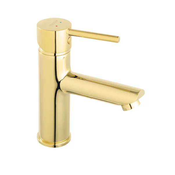 Baterii chiuveta baie - Baterie lavoar Ferro Fiesta cu ventil Click-Clack auriu lucios