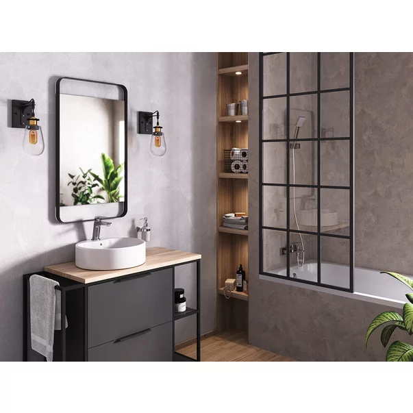 Baterie lavoar Ferro Vitto Verdeline monocomanda crom lucios [2]