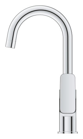 Baterie lavoar Grohe 1017710000, 28 mm, 5 l/min, 0.6 bar, 35 mm, 311 mm, 140 mm, 395 mm, 1 orificii instalare, Crom [2]