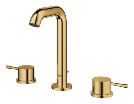 Baterie lavoar Grohe 20296GL1, Essence, M, 193 mm, ventil, lucios, auriu [3]