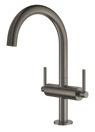 Baterie lavoar Grohe 21022AL3, Atrio, 3/8'', L, 303 mm, ventil, mat, grafit [1]