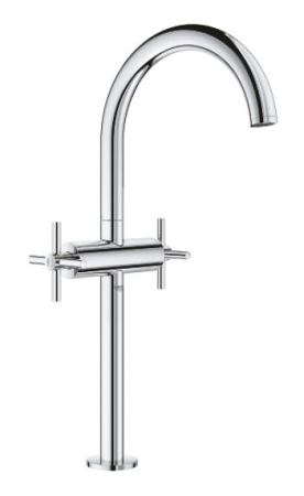 Baie - Baterie lavoar Grohe 21044003, 1 bar, 35 mm, 420 mm, 180 mm, 495 mm, 1 orificii instalare, 3/8 dimensiune racord, Crom