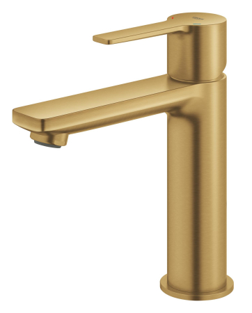Baterie lavoar Grohe 23106GN1, Lineare, M, 180 mm, ventil, mat, auriu [2]