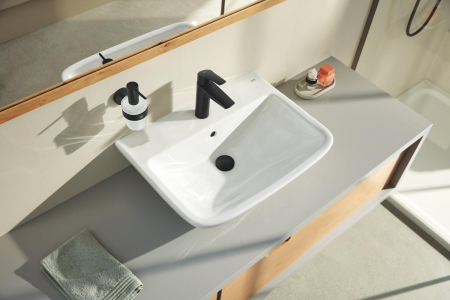 Baterie lavoar Grohe 233242433, 28 mm, 5 l/min, 0.8 bar, 35 mm, 195 mm, 121 mm, 365 mm, 1 orificii instalare, Negru [5]