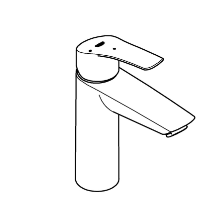 Baterie lavoar Grohe 2339530E, Eurosmart, M, 195 mm, ECO, crom [13]
