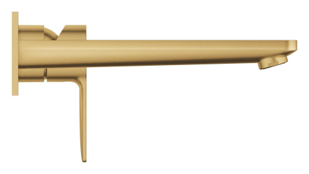 Baterie lavoar Grohe 23444GN1, Lineare, pe perete, 207 mm, necesita valva, mat, auriu [6]