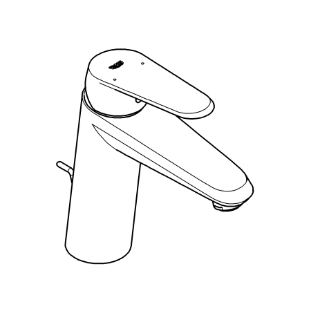Baterie lavoar Grohe 23448002, 35 mm, 1 bar, 184 mm, 142 mm, 505 mm, 1 orificii instalare, 3/8 dimensiune racord, Crom [6]