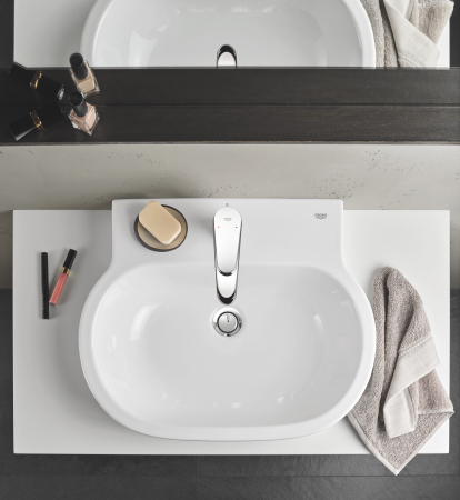 Baterie lavoar Grohe 23448002, 35 mm, 1 bar, 184 mm, 142 mm, 505 mm, 1 orificii instalare, 3/8 dimensiune racord, Crom [1]