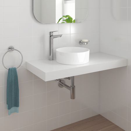 Baterie lavoar Grohe 23764001, 1 bar, 35 mm, 304 mm, 108 mm, 390 mm, 1 orificii instalare, 3/8 dimensiune racord, Crom [6]