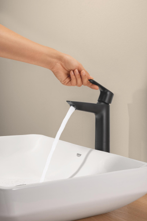 Baterie lavoar Grohe 237772431, 28 mm, 5 l/min, 0.7 bar, 34 mm, 304 mm, 108 mm, 390 mm, 1 orificii instalare, Negru [4]