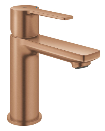 Baie - Baterie lavoar Grohe 23791DL1, Lineare, S, 155 mm, ventil, mat, cupru