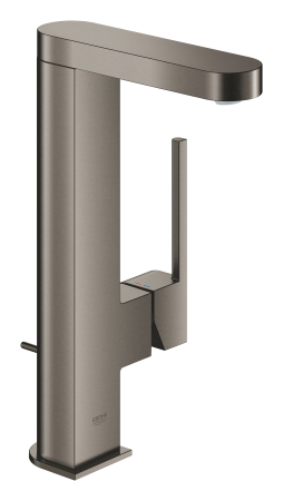 Baie - Baterie lavoar Grohe 23851AL3, Plus, 3/8'', L, 253 mm, ventil, mat, grafit
