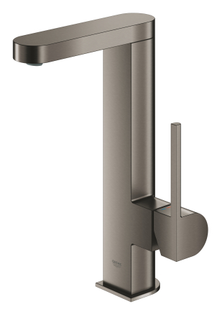 Baterie lavoar Grohe 23851AL3, Plus, 3/8'', L, 253 mm, ventil, mat, grafit [3]