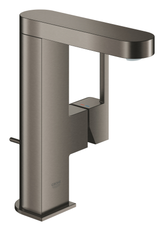 Baie - Baterie lavoar Grohe 23871AL3, Plus, M, 190 mm, pivotanta, ventil, mat, grafit
