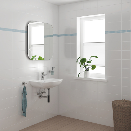 Baterie lavoar Grohe 23878001, 1 bar, 35 mm, 147 mm, 93 mm, 398 mm, 1 orificii instalare, 3/8 dimensiune racord, Crom [6]